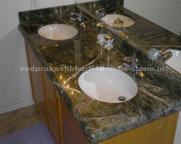 Rainforest Green Marble Vanity Top
