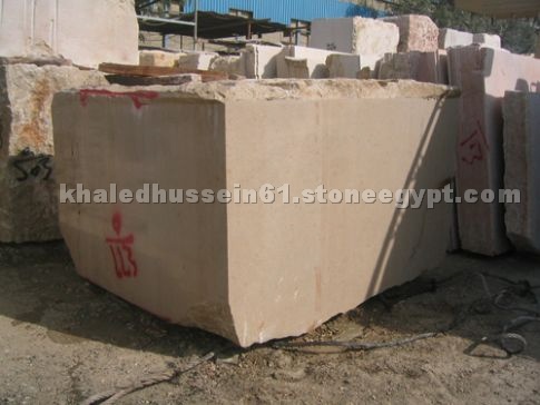 Dressed marble blocks
