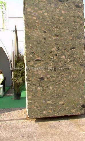 Amazonite granite block
