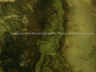 Antique green marble