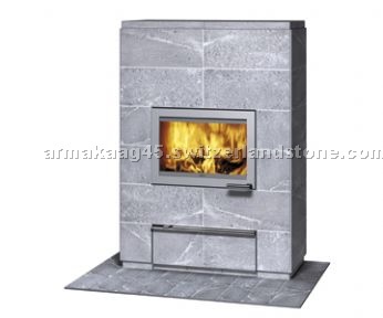 Tulikivi Soapstone Stove, Fireplaces