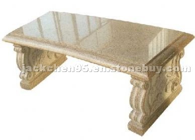 Stone table & bench