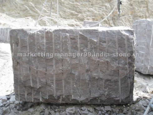 Bahama Blue Rough Granite Block