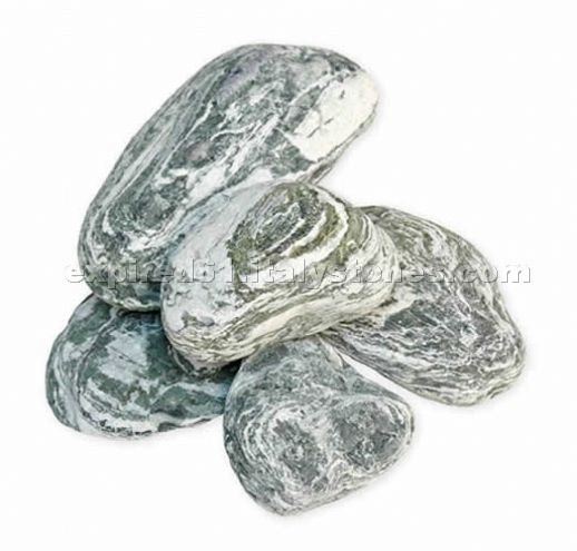 Anatolia Green-Tumbled cobblestone
