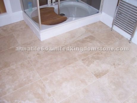 Light Travertine -honed, filled