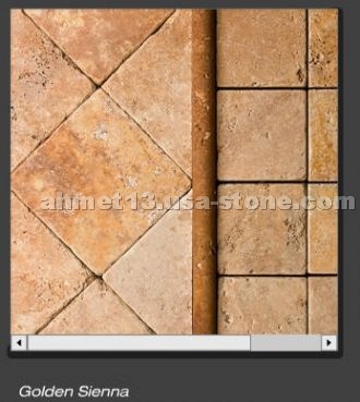Golden Sienna Tumbled Travertine