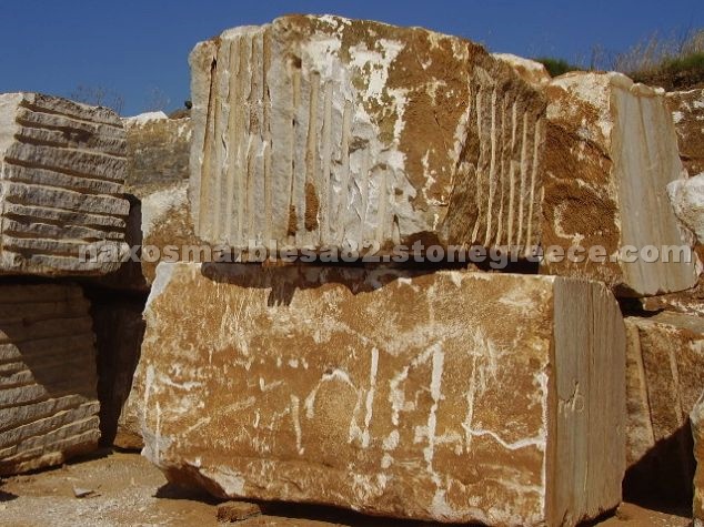 Sell white marble blocks from Greece