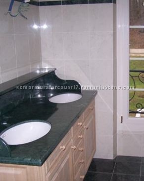 Green Marble Vanity Top