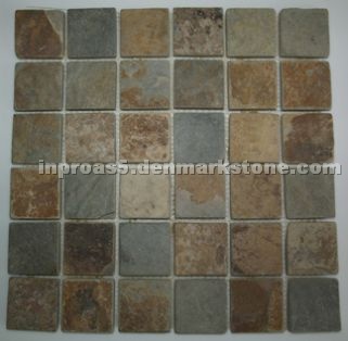 Mont Blanc natural slate mosaic
