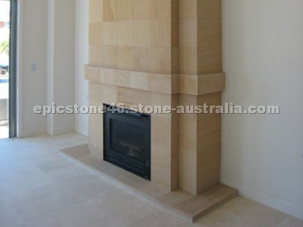 Oak Sandstone Fireplace, Wall Cladding