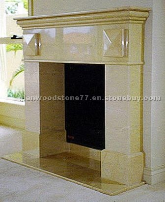 Sandstone Fireplace