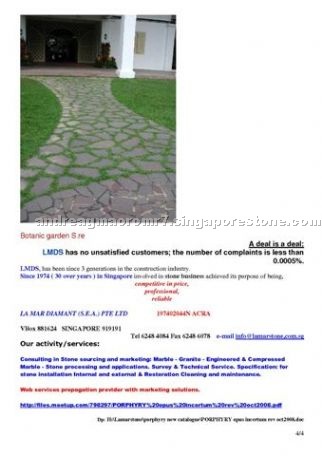 Porphyry Cobblestones or irregular slabs