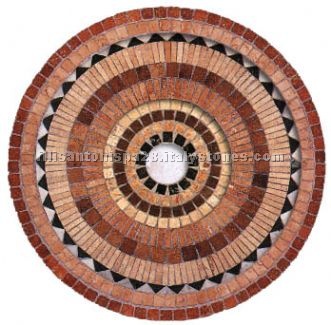 Rosone Bianco-Mosaic Medallion