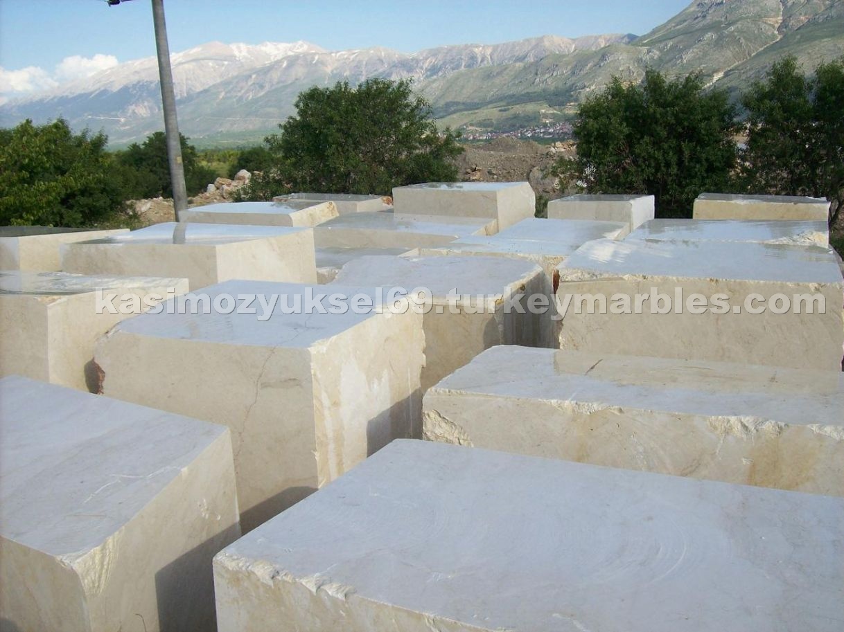 Beige Marble Blocks