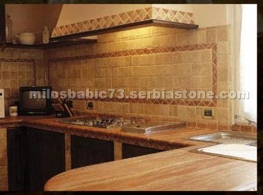 Antique Travertine Kitchentop,  design