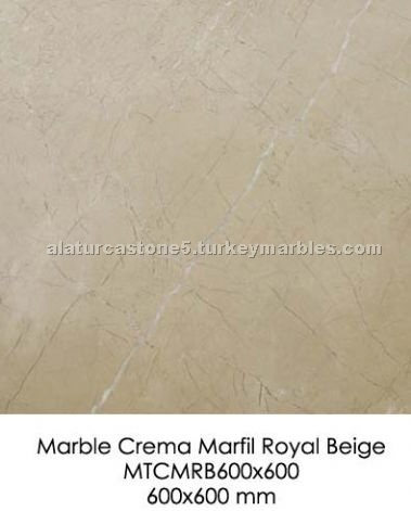 Marble Tile - Crema Marfil Royal Beige