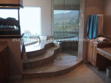Granite, marble bath design