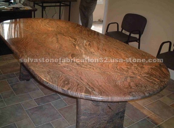 Samba Red , Arany Granite Tabletop