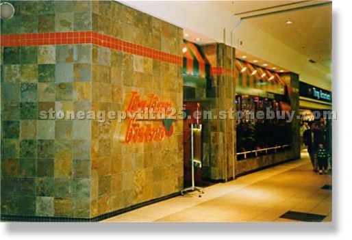 Slate wall tiles