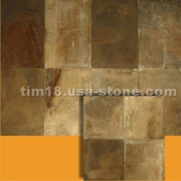 Yellow Rustic Slate Gauged