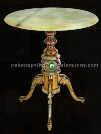 Light Green Onyx Table Top