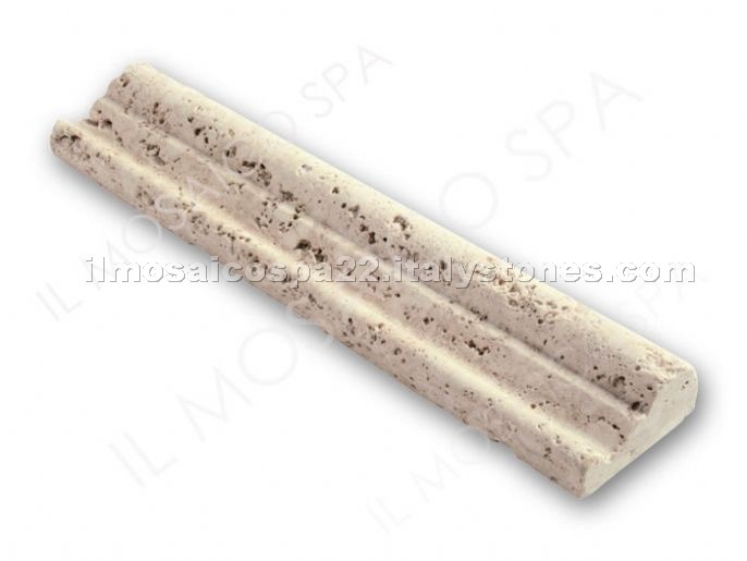 Travertine Chiaro Tumbled Molding