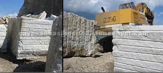 Marble blocks