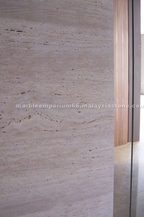 Travertine wall tile