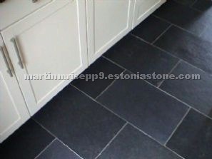 Gaja black slate flooring
