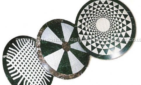 Marble medallions