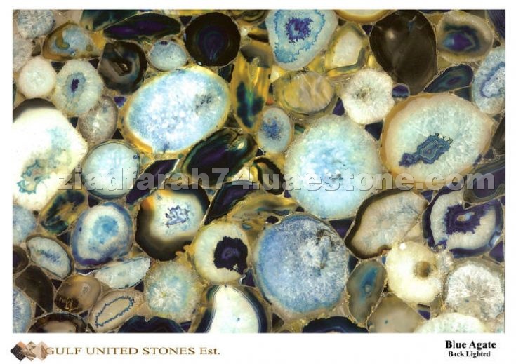 Blue Agate Gemstone