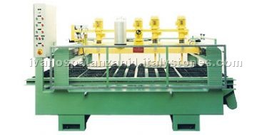 Waxing machine for travertine,marble slabs