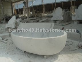 Bath Tub - Bianco Carrara