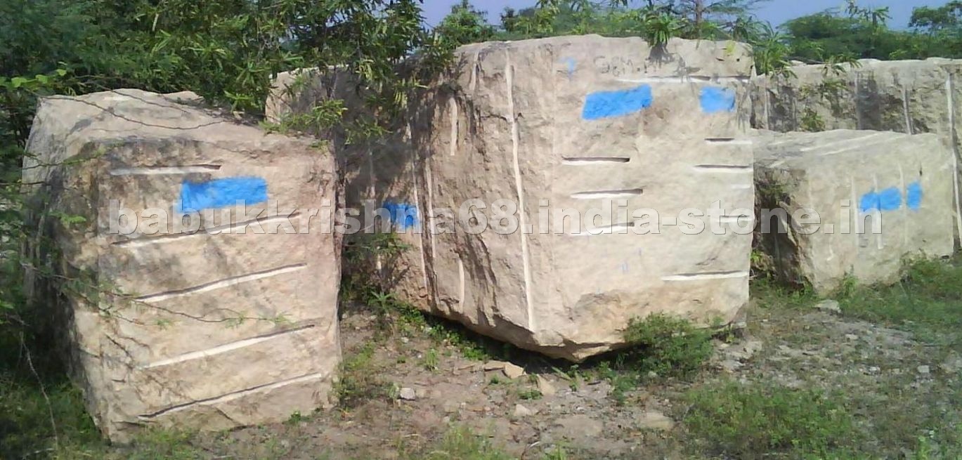Kashmir Yellow Granite Blocks