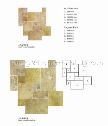 Travertine Versailles Pattern