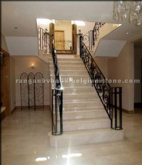 Beige Marble Stairs