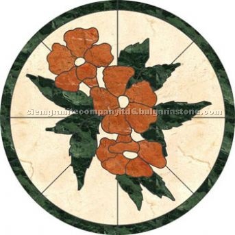 Waterjet medallion - Flower