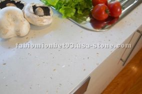Compound quartz stone countertop