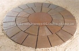 Sandstone Radius Paving
