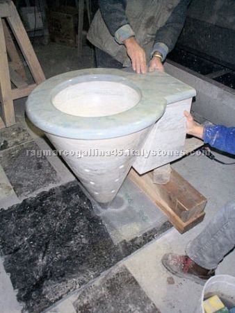Vanity top like a cone