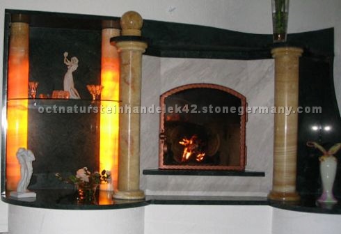 Fireplace pillars