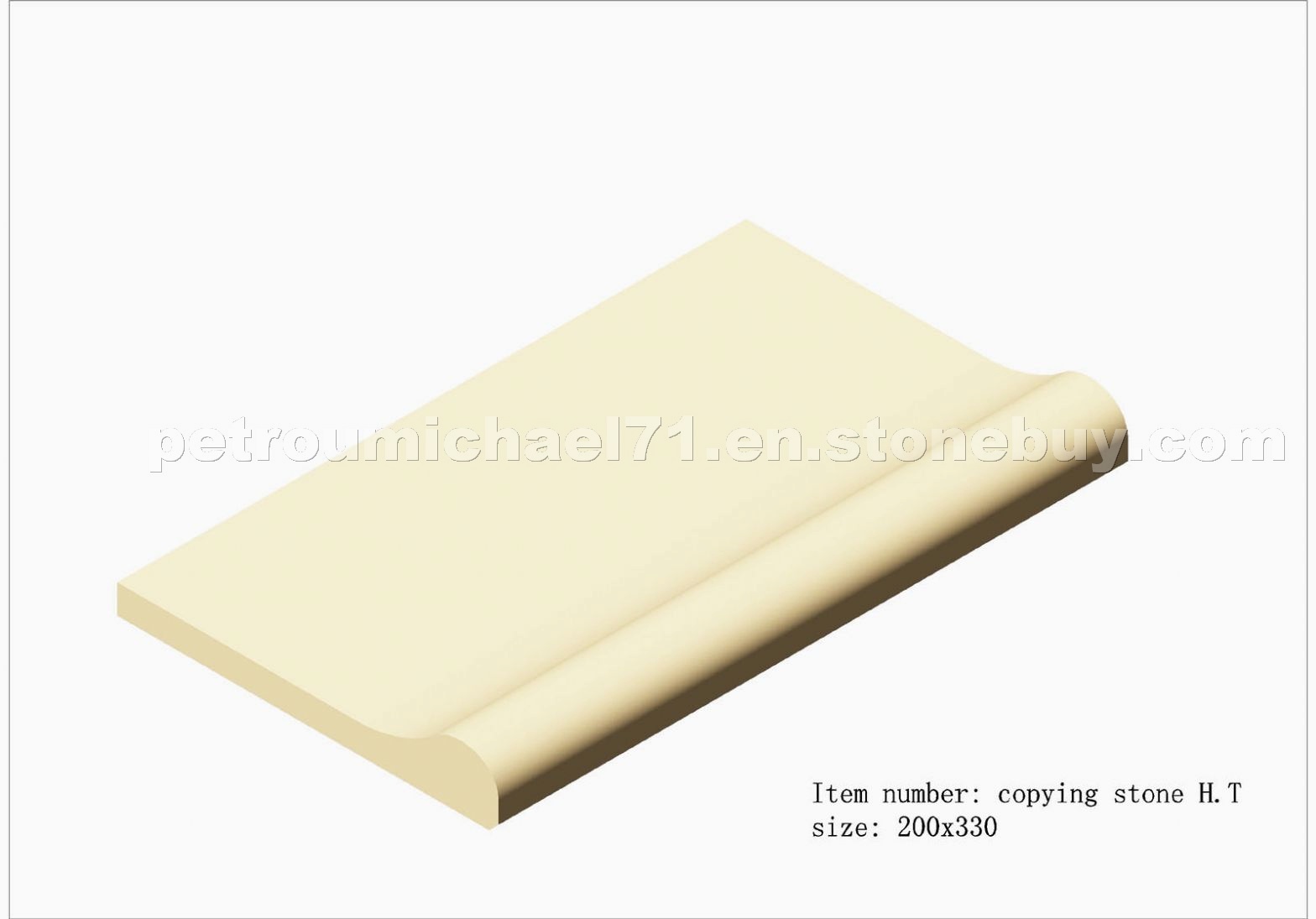 Sandstone pool coping stone