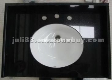 Granite Absolutely Black Vanity Top