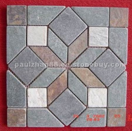 Multicolor slate mosaics Multicolor slate mosaics