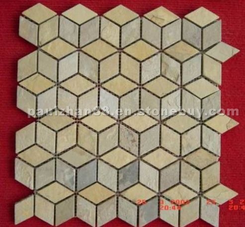 Yellow sandstone mosaics Yellow sandstone mosaics