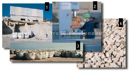 Granite Cube stone