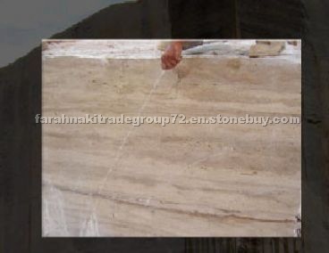 Cream, Gray Travertine blocks Cream, Gray Travertine blocks
