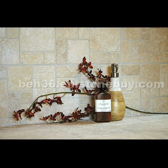 Tumbled Travertine French Pattern