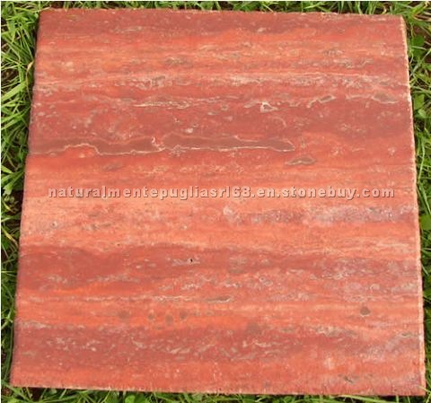 Rosso Persia travertine