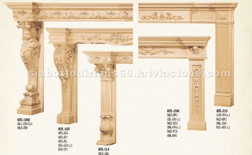 Fireplace mantels